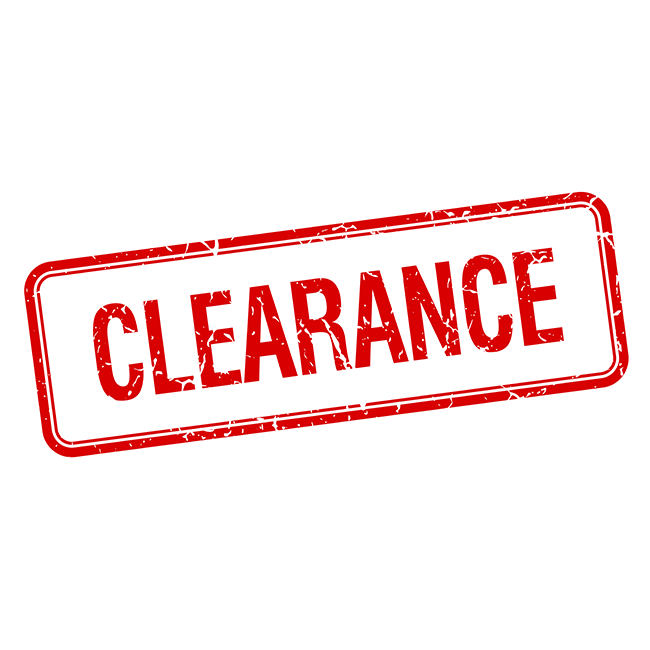 CLEARANCE