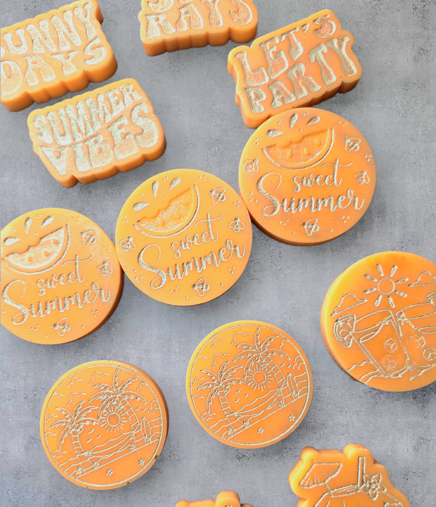 Wax melt shapes