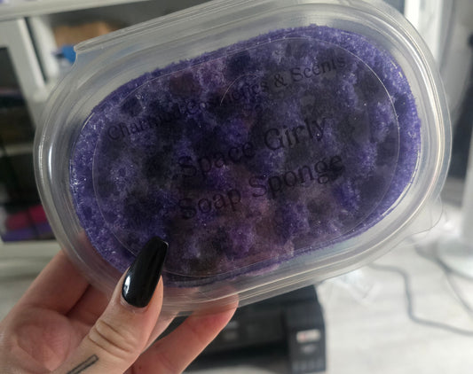 Space Girly Soap Sponge