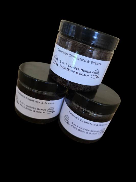 3 in 1 coffee scrub