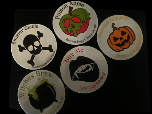 Brown sugar scrub - halloween edition